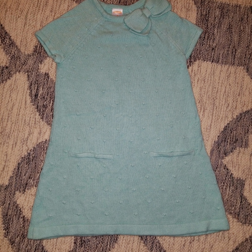 Gymboree sweater dress mint green.